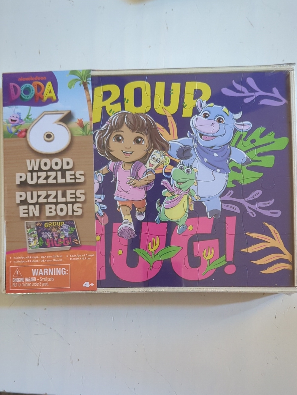 6-Pack Wood Puzzles - Purple Multi-Color